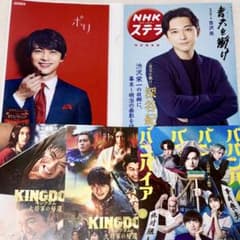 吉沢亮 雑誌 クリアファイル フライヤー まとめ売り 青天を衝け