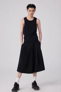 Simple Project Pleated Shorts ワイドショーツ