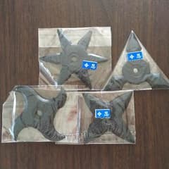 ゴム製手裏剣4個セットのサムネイル