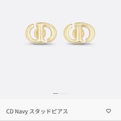 Dior ゴールドピアス 箱付きのサムネイル