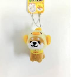 여행하는 콩 시바 나고야 한정 마메타 × 피온 볼 체인이있는 마스코트