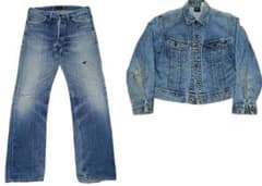 80s Lee デニムジャケット 復刻デニム セットアップ 80s Lee デニムジャケット 復刻デニム セットアップ - メルカリ
