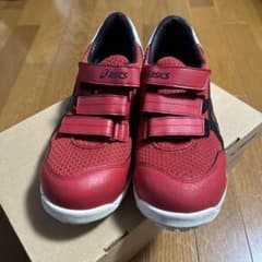 asics 安全靴 レッド マジックテープのサムネイル