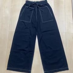 GU ステッチ ゴムパンツ チノ風生地 柔らかく薄手 M UNIQLO ZARA