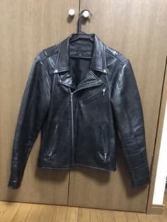 本革　ダブルライダースジャケットのサムネイル