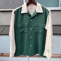 50s ARROW レーヨンシャツ ツートン ビンテージのサムネイル