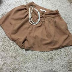 MIIA スエードショートパンツ(キャメル)のサムネイル