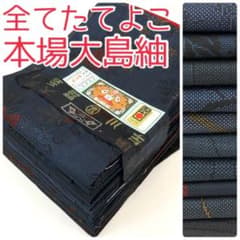 サボテン 様専用【TAMA屋】全て正絹全て本場大島紬 まとめ10点TM2642