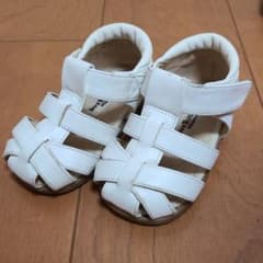 ミキハウスホットビスケッツ　ベビーサンダル 13.5cmのサムネイル