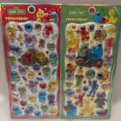 セサミストリート　プチドロップステッカーのサムネイル