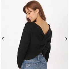 バックtwistニット定価6210円のサムネイル