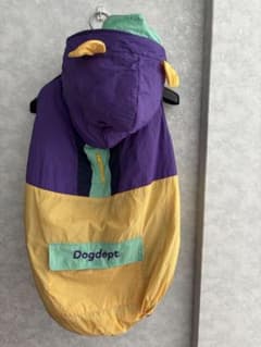 Dogdept 大型犬のカラフル犬服 フード付きのサムネイル