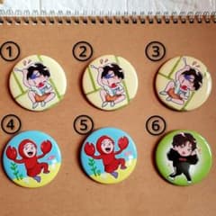 【セット売り】肉チョモランマ Gero　缶バッジ G歌い手