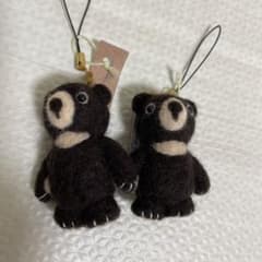 羊毛フェルト 熊 黒熊のサムネイル