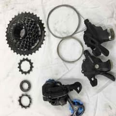 SRAM3×8リアディレイラー シフター  SHIMANOスプロケのサムネイル
