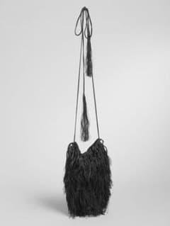 レア◆ANN DEMEULEMEESTER シルクショルダーバッグのサムネイル