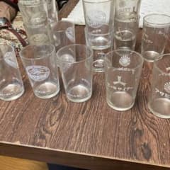 昭和レトロ キリンビール・アサヒビール グラス18個のサムネイル