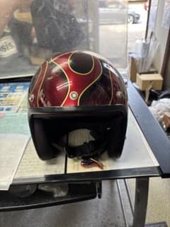 72 JAM JET ヘルメット　ジェットヘルメット　57-60センチ　レッドのサムネイル