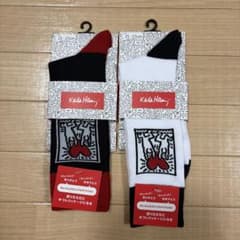 Keith Haring ソックス 2足セット 25-27cmのサムネイル