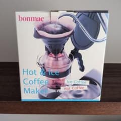 BONMACコーヒーメーカーメルカリ市期間限定特価 bonmac ホット＆アイスコーヒーメーカー - メルカリ