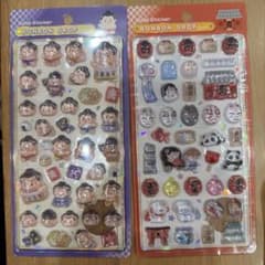 正規品 BONBON DROP シール 和柄2枚セット お相撲さん 東京観光のサムネイル