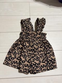 ヒョウ柄 サロペット ベビー服のサムネイル