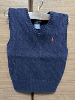 Polo by Ralph Lauren ネイビー ベスト 3/3Tのサムネイル