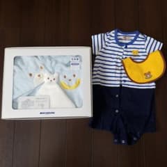 ☆mk☆様専用 ★MIKI HOUSE★バスポンチョ&ロンパースのサムネイル