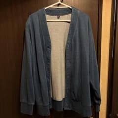 UNIQLO XL ダークブルー カーディガンのサムネイル