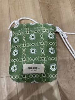 niko and... 刺繍 ショルダーバッグ グリーンのサムネイル