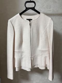 BANANA REPUBLIC ノーカラージャケット 2号 パウダーピンク