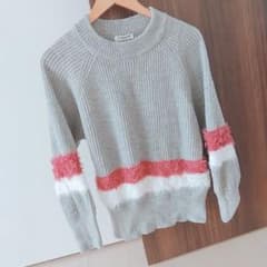 OLIVE des OLIVE ファー ニット セーターのサムネイル