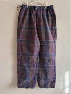 24SS Supreme Cotton Cinch Pants Plaid