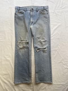 ビンテージ levis 517 90s madeinusa ダメージデニム ビンテージ levis 517 90s madeinusa ダメージデニム - メルカリ