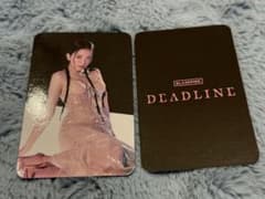 BLACKPINK DEADLINE 東京ドーム会場限定 特典トレカ ジス blackpink deadline 東京ドーム 会場限定 特典 トレカ ジス - メルカリ