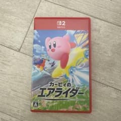 カービィのエアライダー switch2専用ソフト 安心のメルカリ便 カービィのエアライダー Switch2ソフト - メルカリ