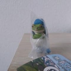 無事カエル ストラップ ブルーのサムネイル