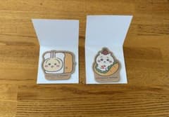 ちいかわベーカリー予約特典　ちいかわ/うさぎ マグネット 2枚セットのサムネイル
