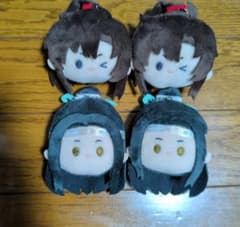 ダイソー 魔道祖師 フェイスぬいぐるみ マスコット 4点セットのサムネイル