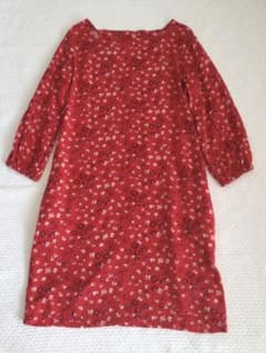 【あやや様専用】 GAP 花柄 ワンピース レッドのサムネイル