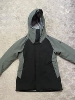 薄緑/ブラック スノーボードウェア上下セット 女性用Lサイズ ウィン