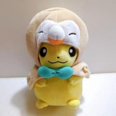 ポケモンセンター ピカチュウ モクロー ポンチョ ぬいぐるみ - メルカリ