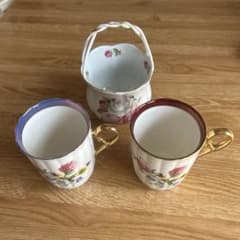 花柄マグカップ2個のサムネイル