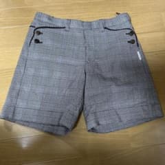 キッズ チェック柄 ハーフパンツ 140cmのサムネイル