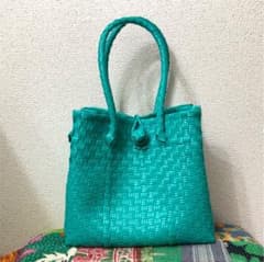 ビニールバック プラカゴ メルカド メケアリ エメラルドグリーンのサムネイル