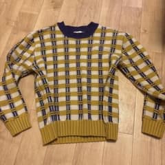 BEAMS HEART チェック柄ニットのサムネイル
