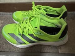 adidas ADIZERO ランニングシューズ ネオングリーンのサムネイル