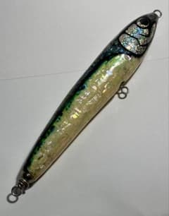 カーペンター ガンマ 90-200 ダイビングペンシル アワビ貼り カスタム カーペンター ガンマ 90-200 ダイビングペンシル アワビ貼り カスタム