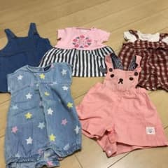 子供服　女の子　28点セット　サイズ80 まとめ売りのサムネイル