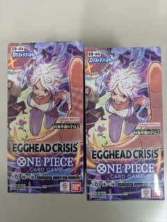 EGGHEAD CRISIS ONE PIECE 카드게임 2box 씰 첨부